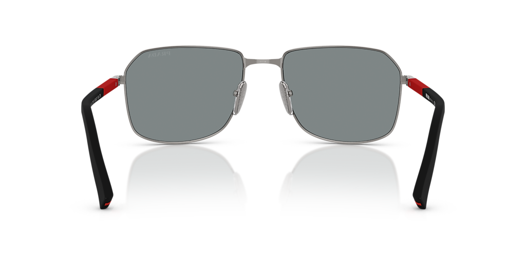 送料関税込◆PRADA プラダ リネアロッサ サングラス PSA51S Prada Linea Rossa PSA51S Sunglasses Matte Black/Dark Grey