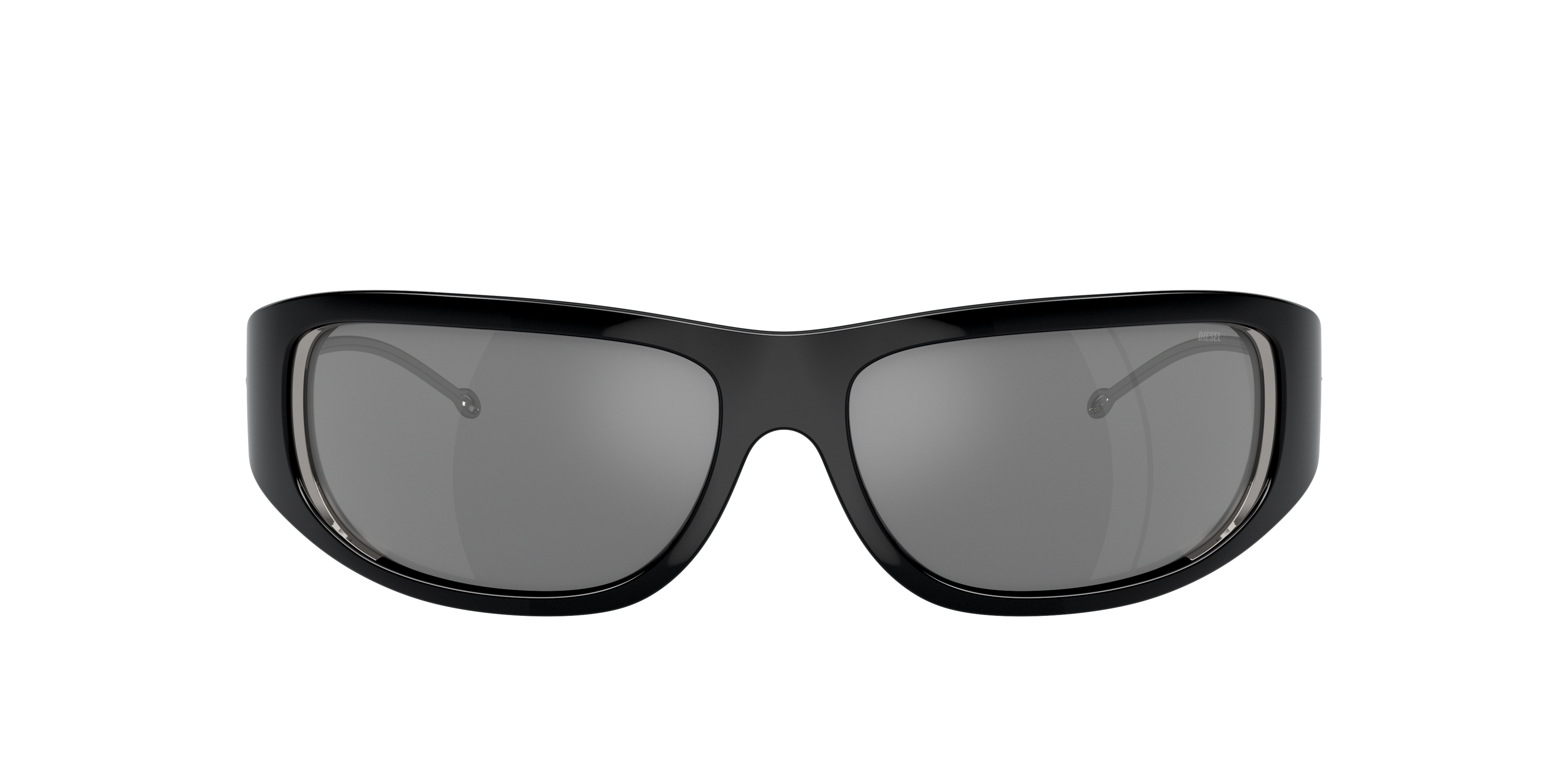 Diesel Unisex Sunglass Dl3001 In Grey Mirror Silver
