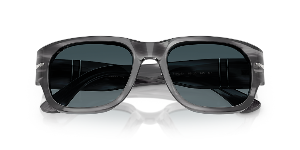 Persol PO3380S M (55 - 20) with Blue lenses and Grey frame
