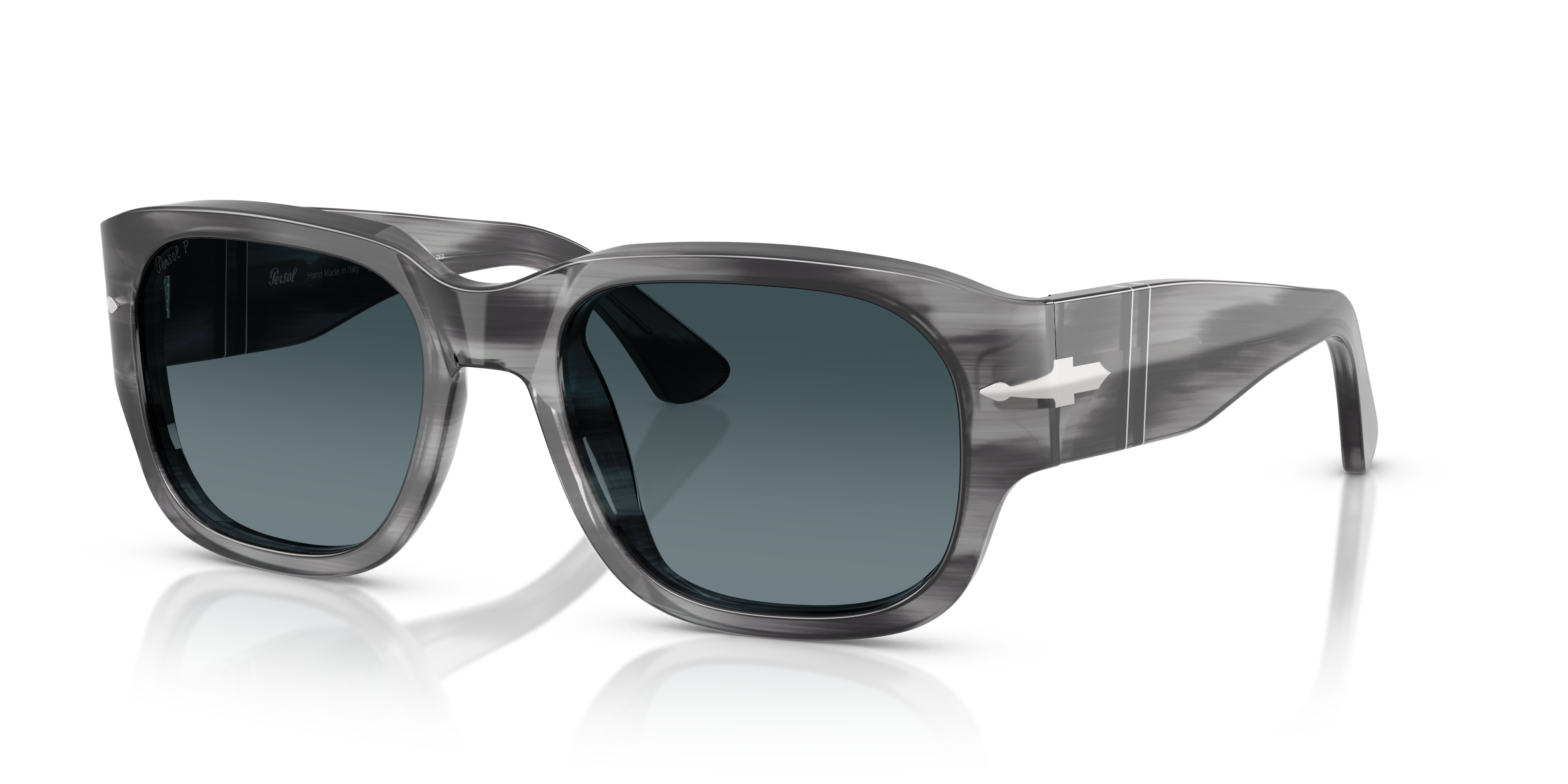Persol PO3380S M (55 - 20) with Blue lenses and Grey frame