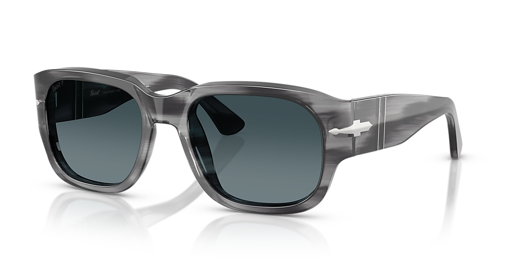 Persol PO3380S M (55 20) with Blue lenses and Grey frame