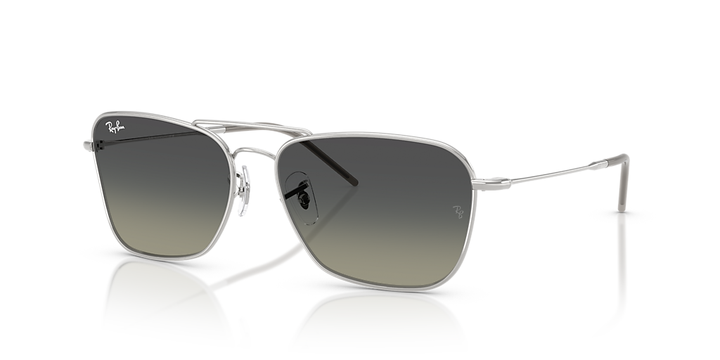 Ray-Ban Caravan Reverse XXL (61 - 15) with Grey lenses and Silver