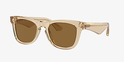Burberry BE4426 50 Bronze & Beige Sunglasses | Sunglass Hut USA
