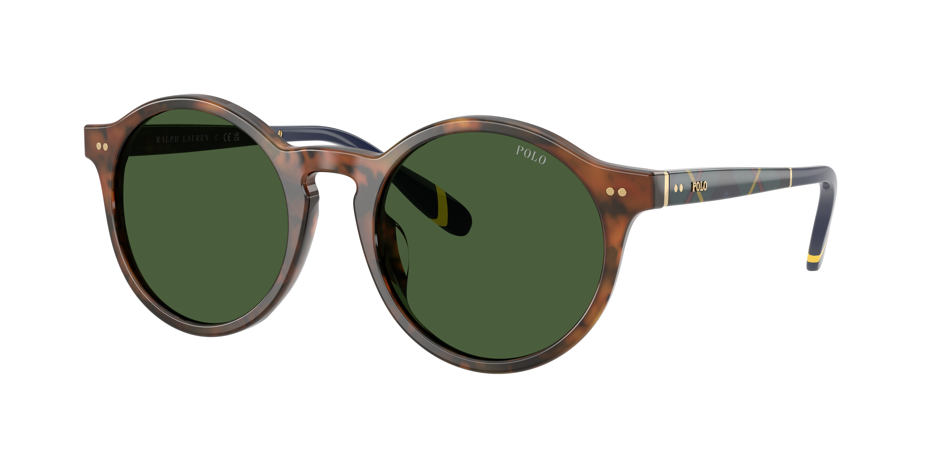 Polo Ralph Lauren Man Sunglass PH4204U -  Frame color: Shiny Brown Tortoise, Lens color: Bottle Green