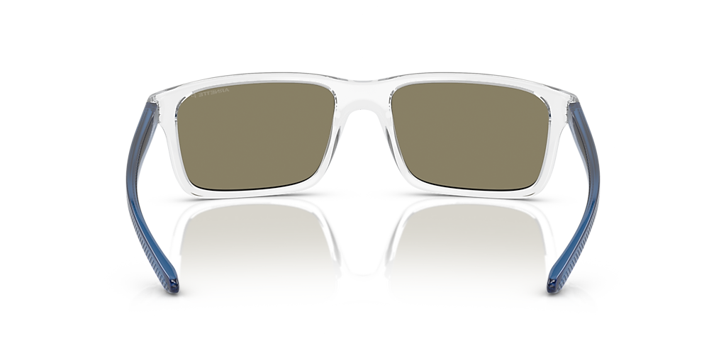 ARNETTE AN4322 Mwamba Crystal - Men Sunglasses, Dark Grey Mirror Water Polarized Lens