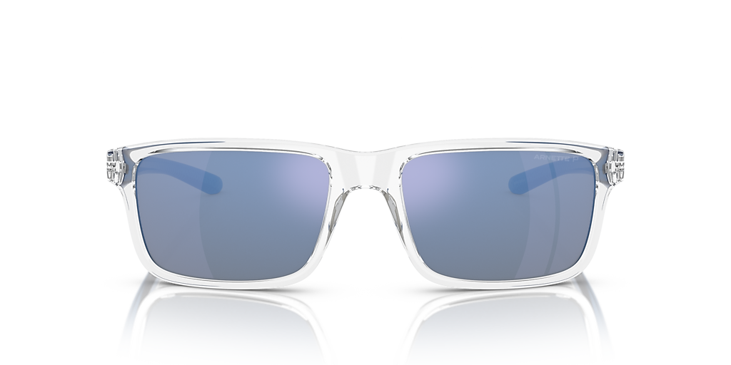 ARNETTE AN4322 Mwamba Crystal - Men Sunglasses, Dark Grey Mirror Water Polarized Lens
