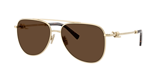 Tiffany & Co. TF3093D XXL (60 - 17) with Blue lenses and Gold