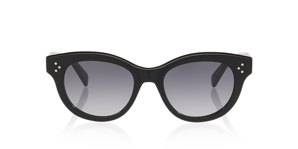 Celine Black Cat-Eye Sunglasses with Gray Lenses CELINE CL40187I 01A Black Cat Eye Sunglasses With Grey  main image 3