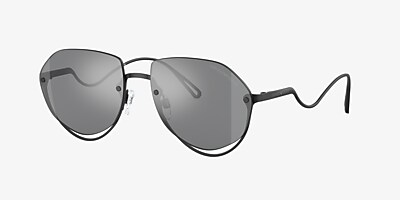 Emporio Armani EA2137 56 Grey Mirror Silver & Matte Black 