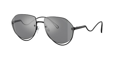 Emporio Armani EA2137 56 Grey Mirror Silver & Matte Black  