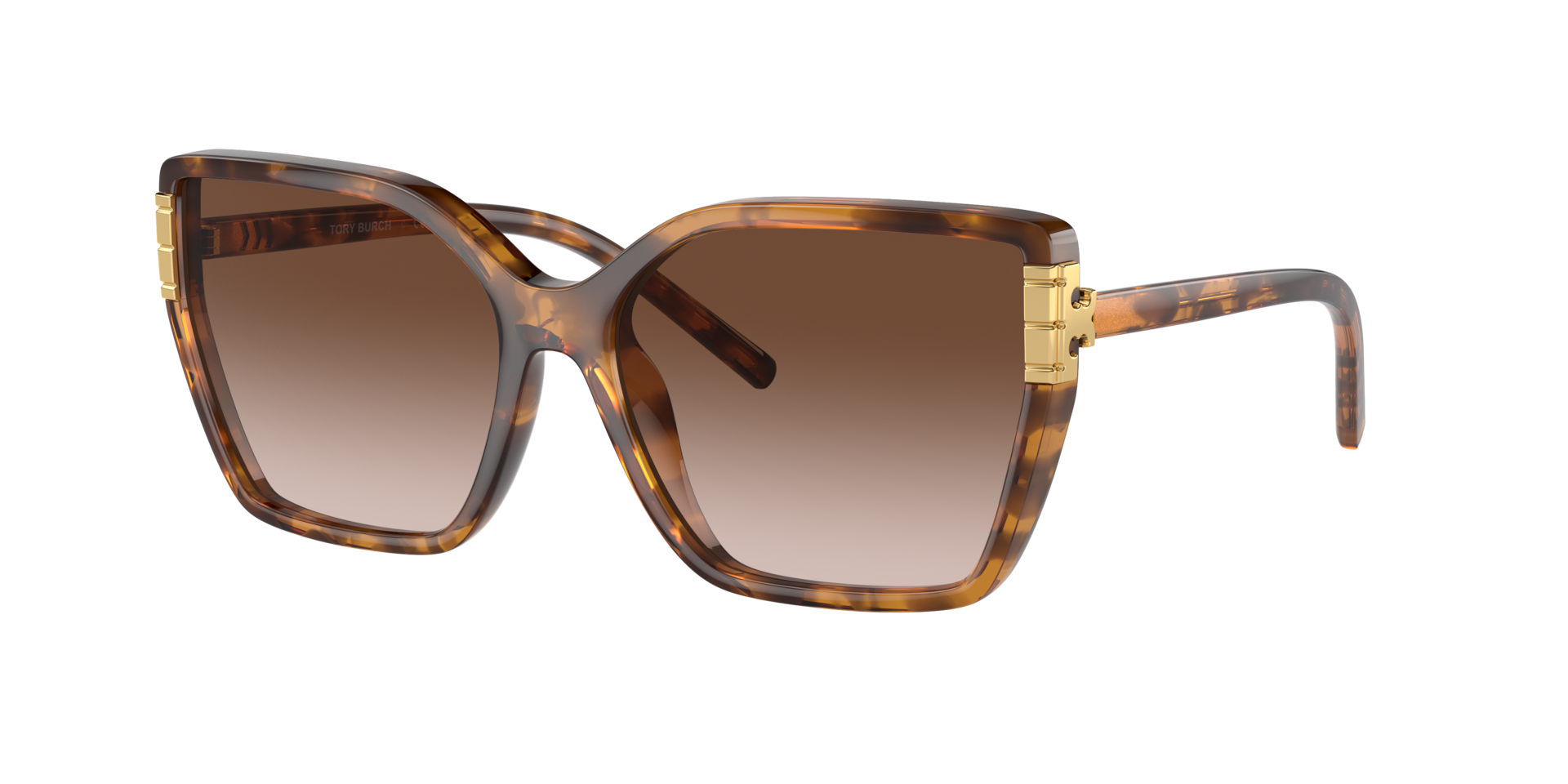 Tory Burch Woman Sunglass TY9076U - Frame color: Tortoise, Lens color: Light Brown Gradient