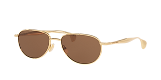 Bottega Veneta BV1267S L (58 - 17) with Green lenses and  display picture 2