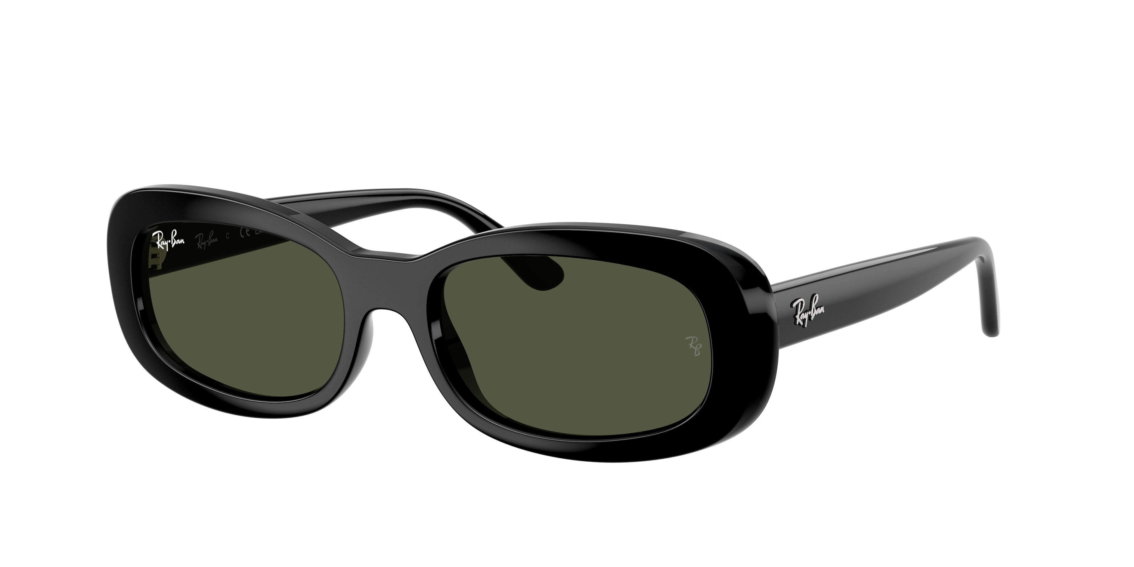 Ray-Ban Woman Sunglass RB2221 -  Frame color: Black, Lens color: Green