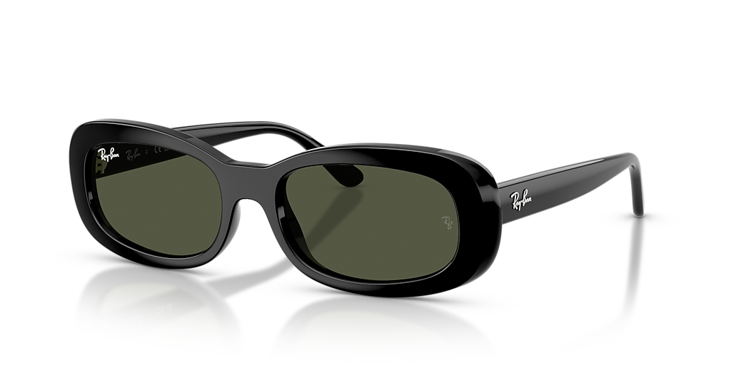 サングラス ray-ban Ray-Ban RB2221 L (56 - 18) with Green lenses and Black frame