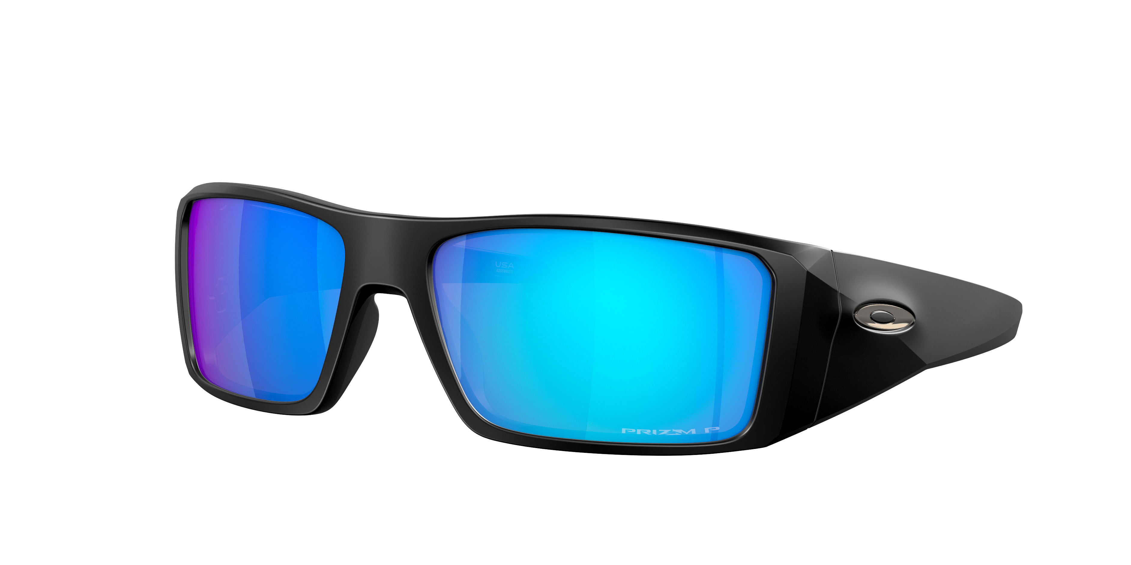 OAKLEY HELIOSTAT 偏光レンズ Heliostat Prizm Black Polarized Lenses, Matte Black Frame