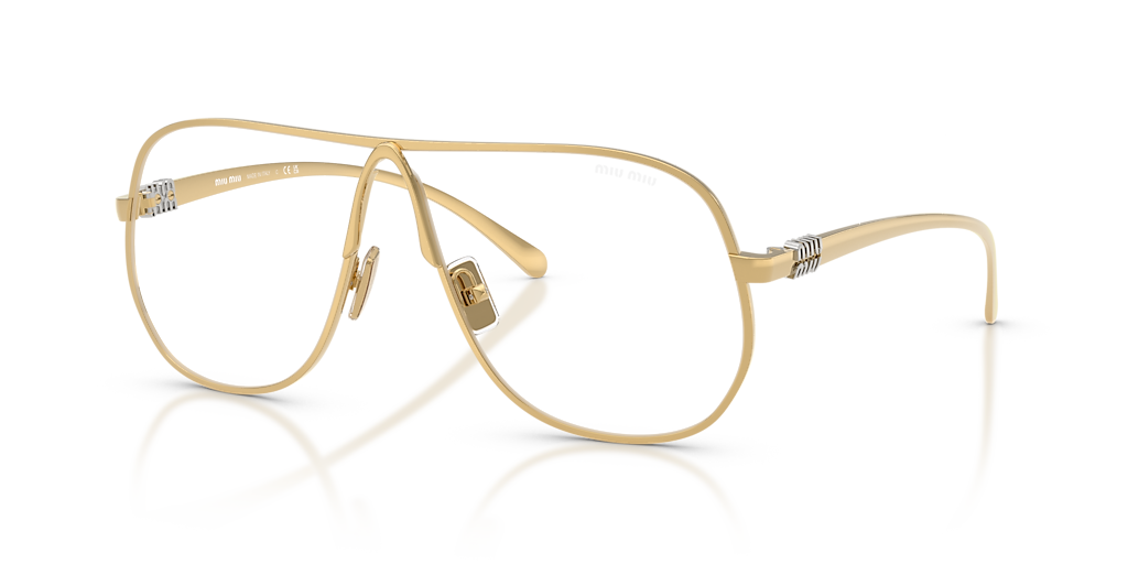miu miu クリアフレーム サングラス Blue-ray Transparent Lenses Miu Miu Eyewear Collection Sunglasses