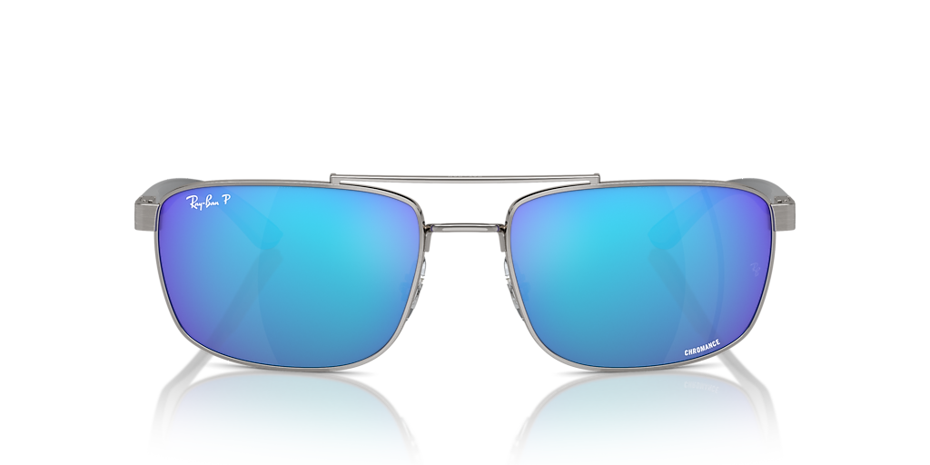 Ray-Ban RB3737CH RB3737 Chromance XXL (60 - 18) with Green lenses