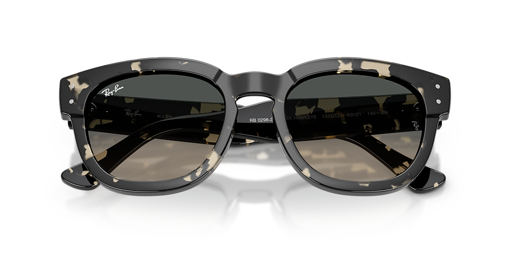 Ray-Ban Mega Hawkeye L (53 - 21) with Grey lenses and Tortoise