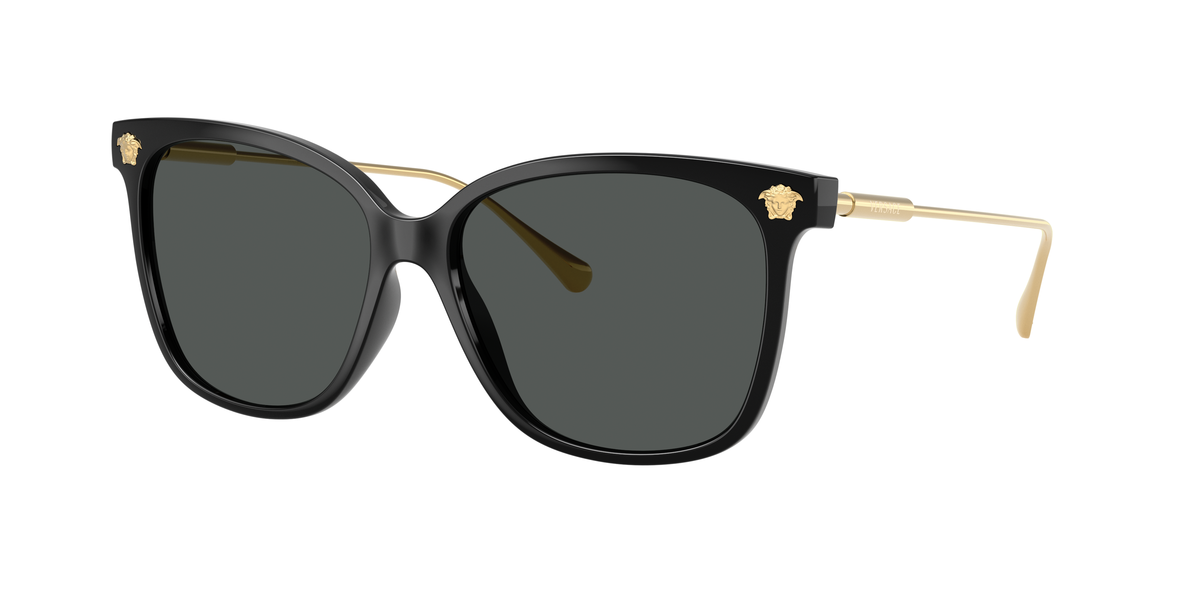 Versace Woman Sunglass VE4507U -  Frame color: Black, Lens color: Dark Grey