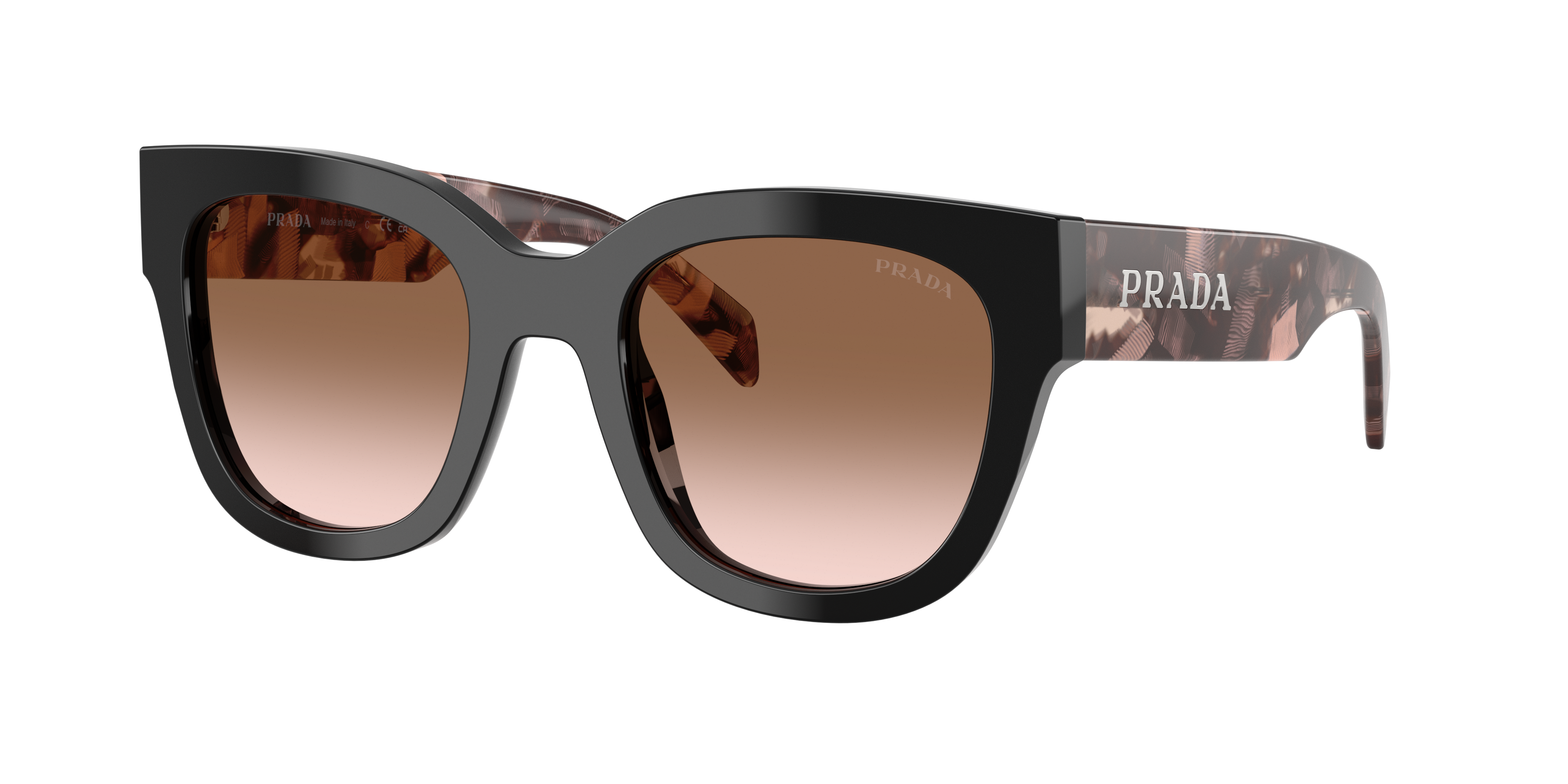 Prada Woman Sunglass Pr C04sf In Brown