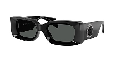Versace VE4474U 52 Dark Grey & White Sunglasses | Sunglass Hut USA