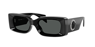 Versace VE4439 01 Dark Grey & Red Sunglasses | Sunglass Hut USA 