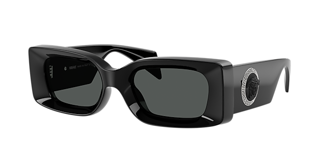 Versace VE4474U 52 Dark Grey & White Sunglasses | Sunglass Hut USA