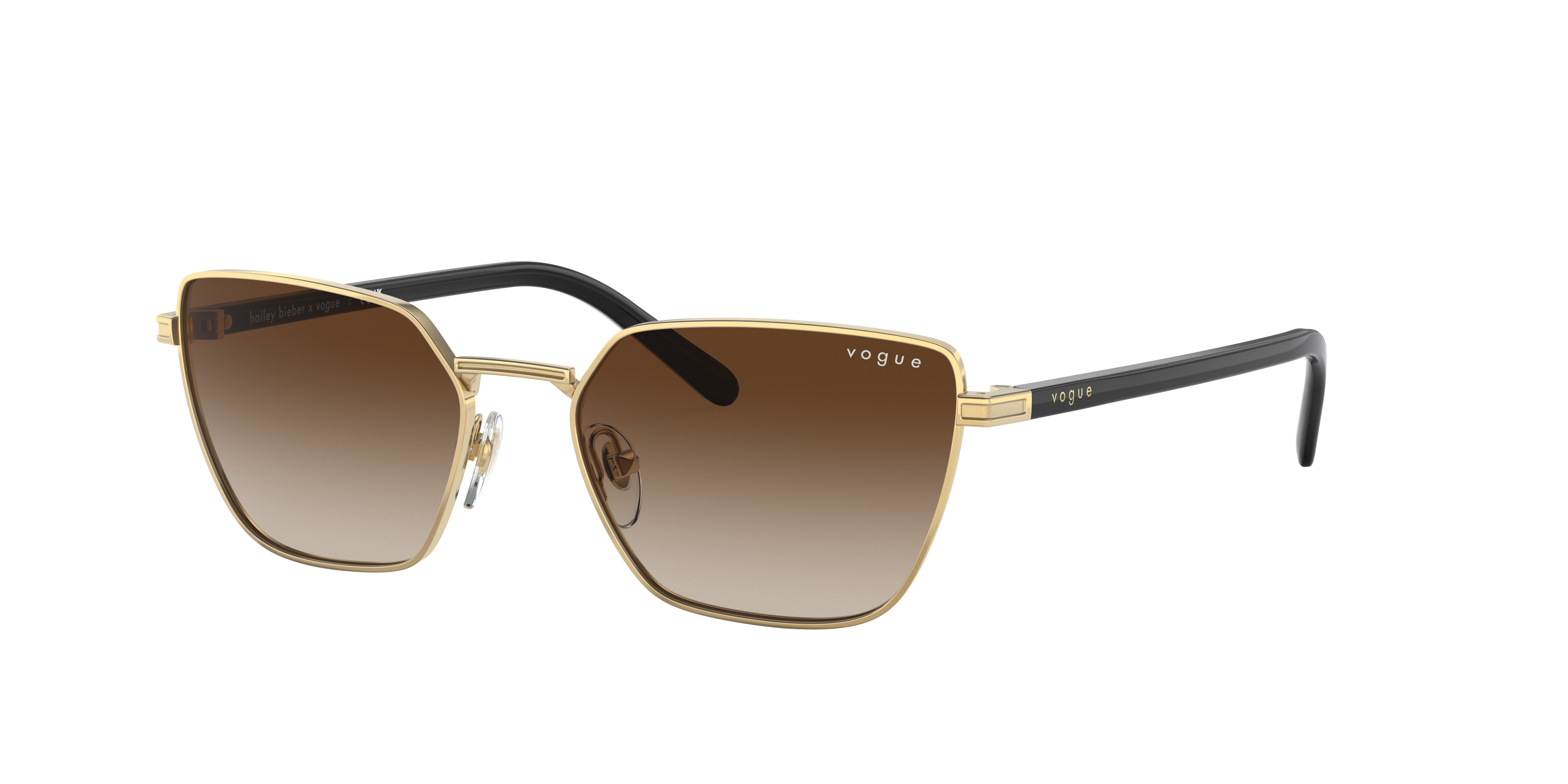 Vogue Eyewear Woman Sunglass VO4245S -  Frame color: Gold, Lens color: Brown Gradient