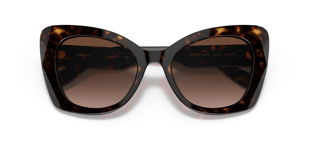 小物 Dolce&Gabbana sunglasses DOLCE & GABBANA DG 4326 Leopard Sequin Cat Eye Sunglasses