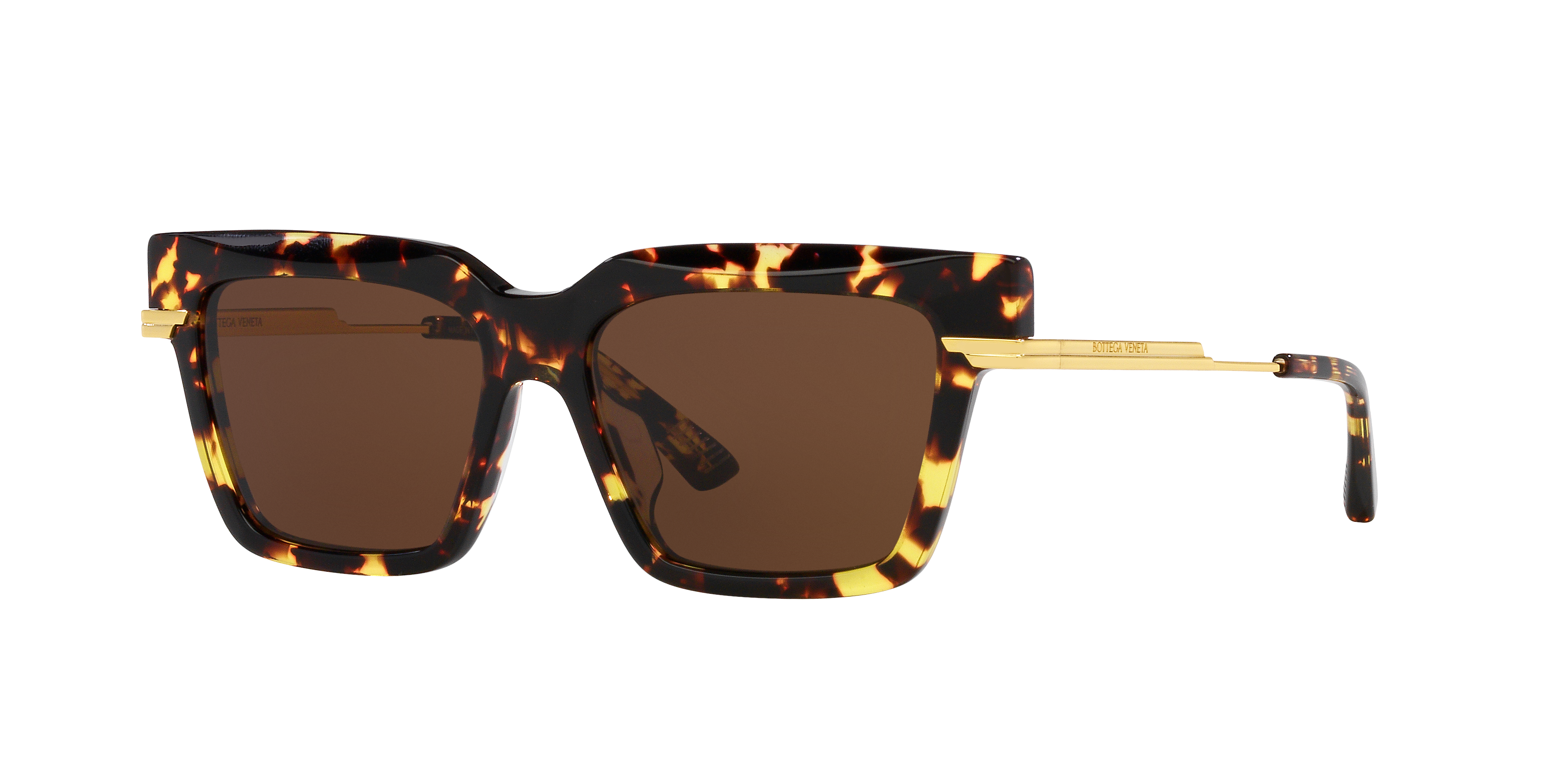 Bottega Veneta Woman Sunglass BV1242S -  Frame color: Tortoise, Lens color: Brown