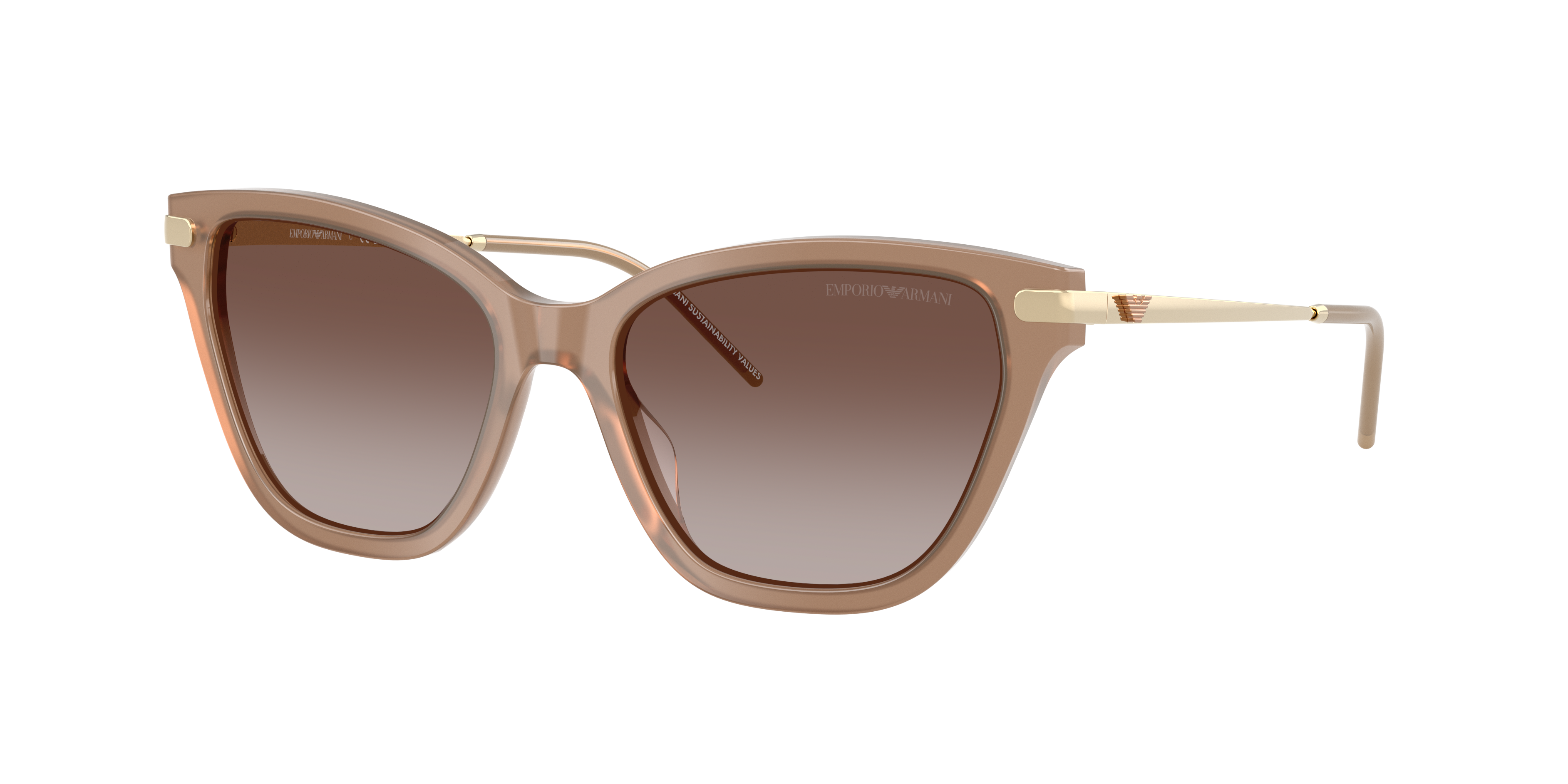 Emporio Armani Woman Sunglass Ea4251 In Gradient Brown
