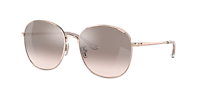 Coach HC7134 C7996 XL (57 - 17) with Silver lenses and Gold