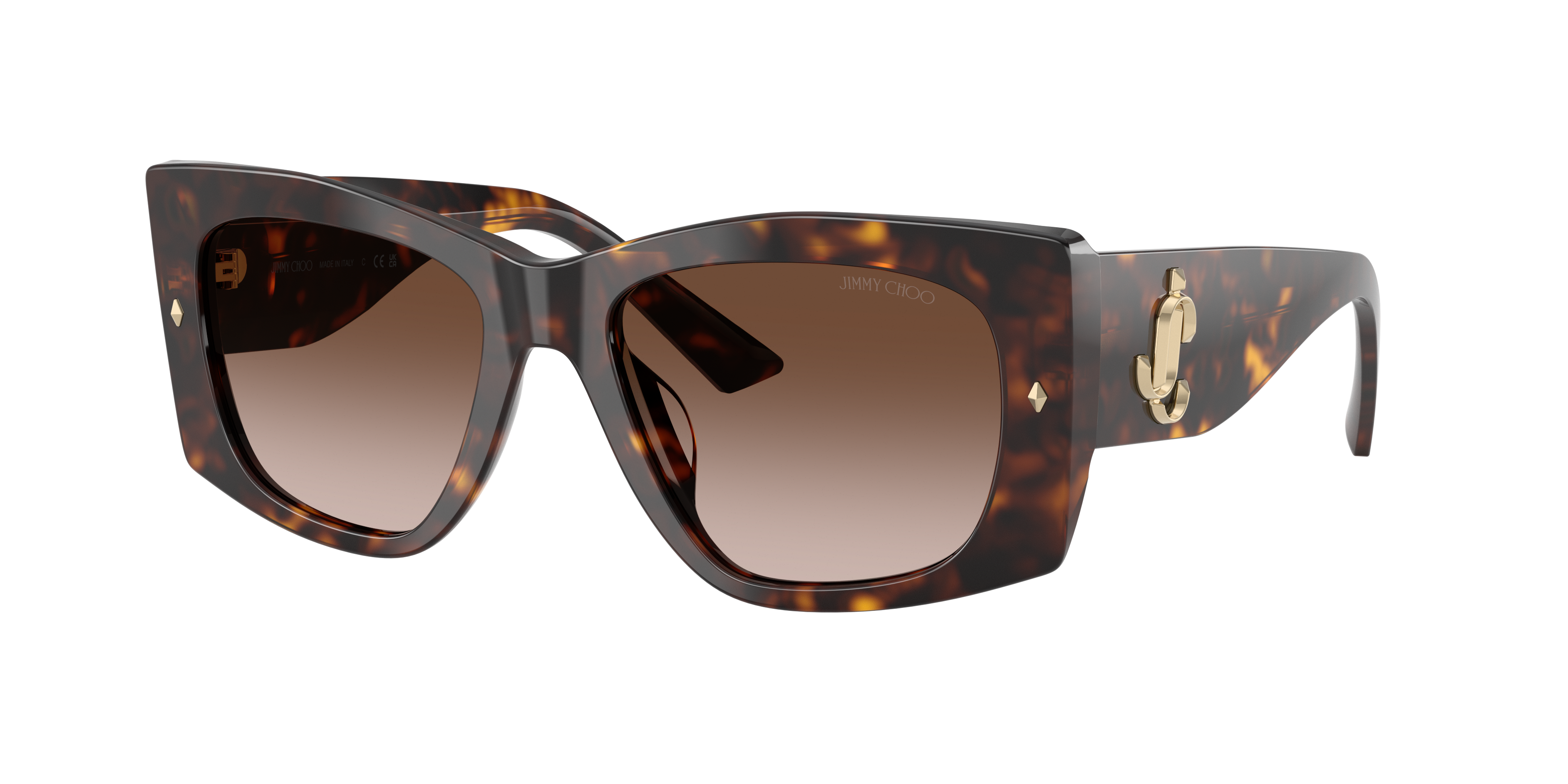 Jimmy Choo Woman Sunglass JC5061U -  Frame color: Havana, Lens color: Brown Gradient