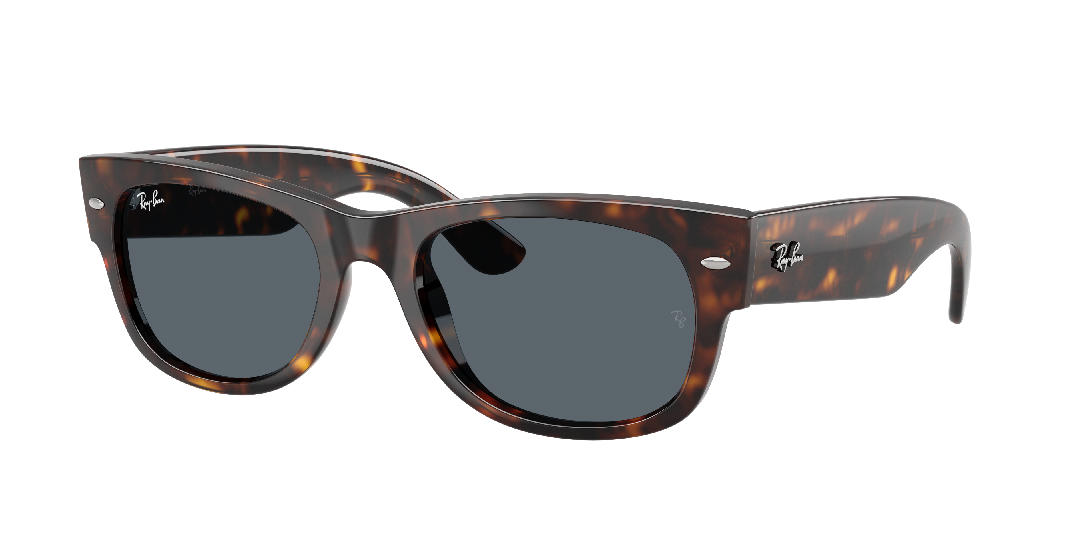 Ray-Ban Mega Wayfarer II XL (55 - 21) with Blue lenses and