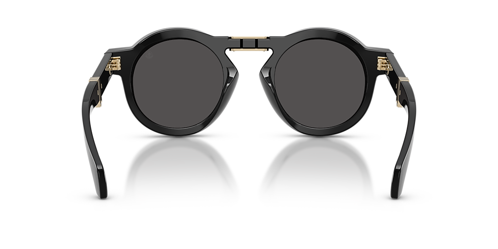 Moncler ME6019U Glisse M (47 - 24) with Grey lenses and Black