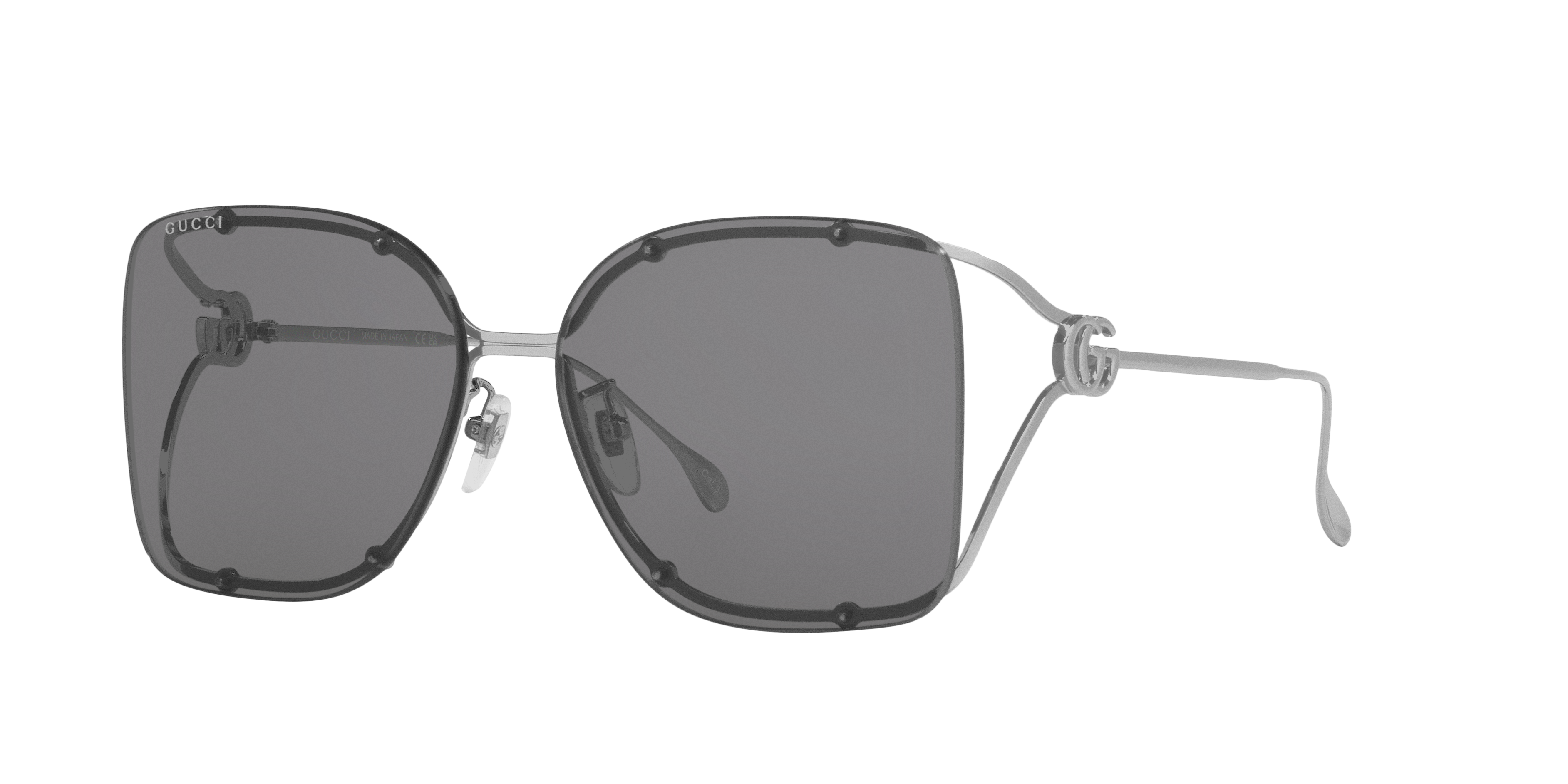 Gucci GG1713SA XL (60 - 15) with Violet lenses and Silver