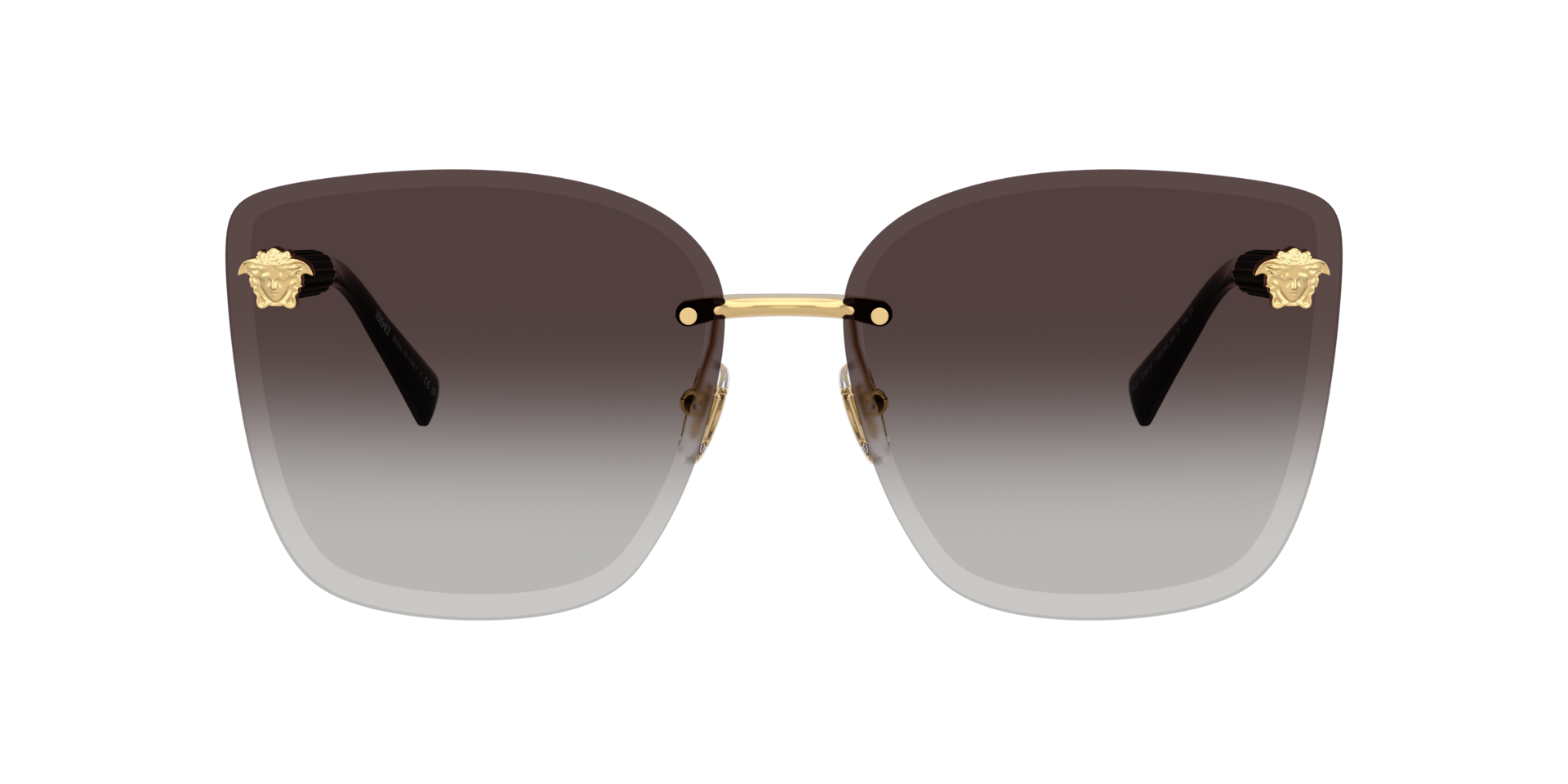 Versace VE2292B M (64 - 15) with Grey lenses and Gold frame 