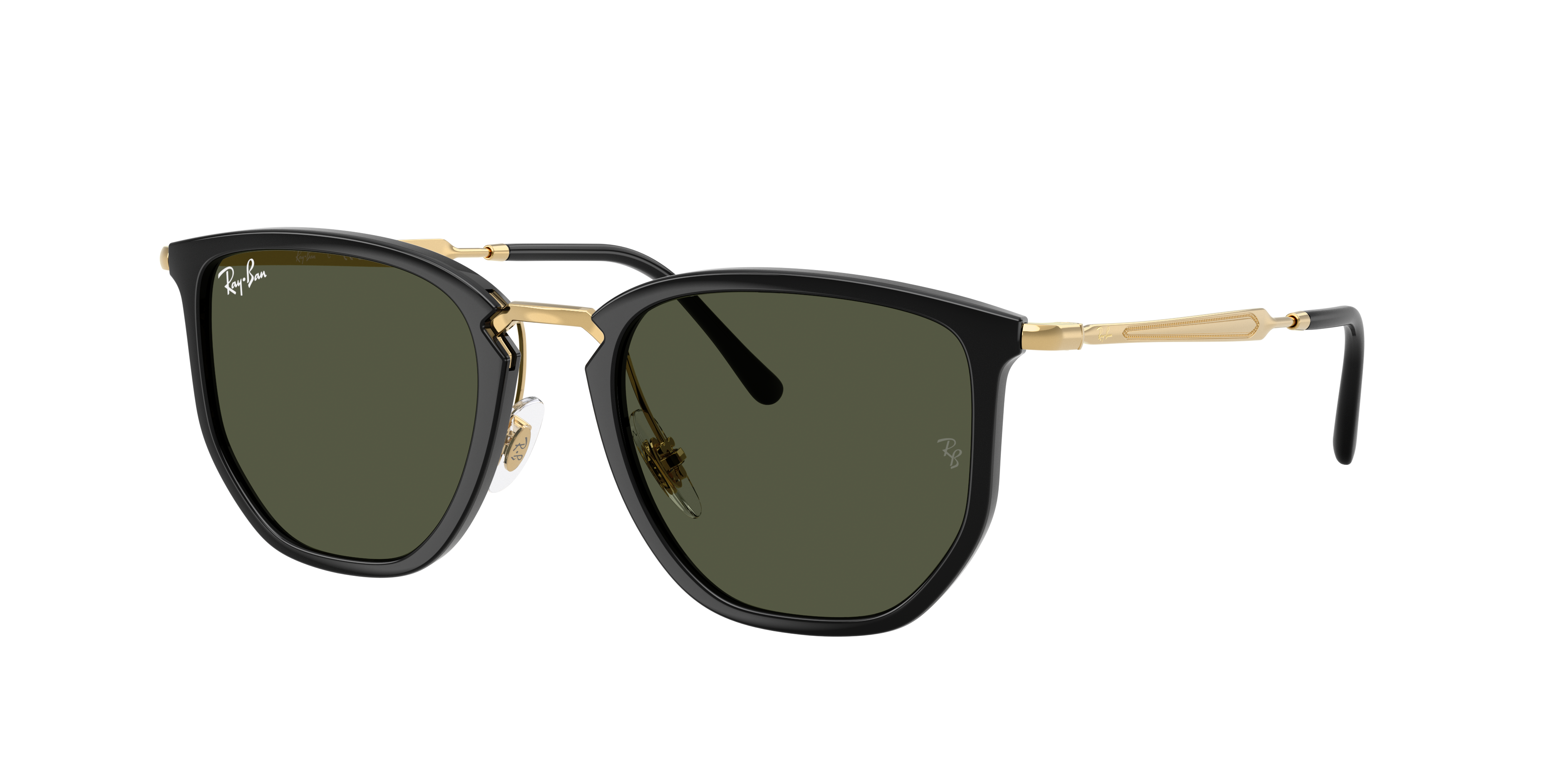 Ray-Ban Unisex Sunglass RB4451 -  Frame color: Black, Lens color: Green