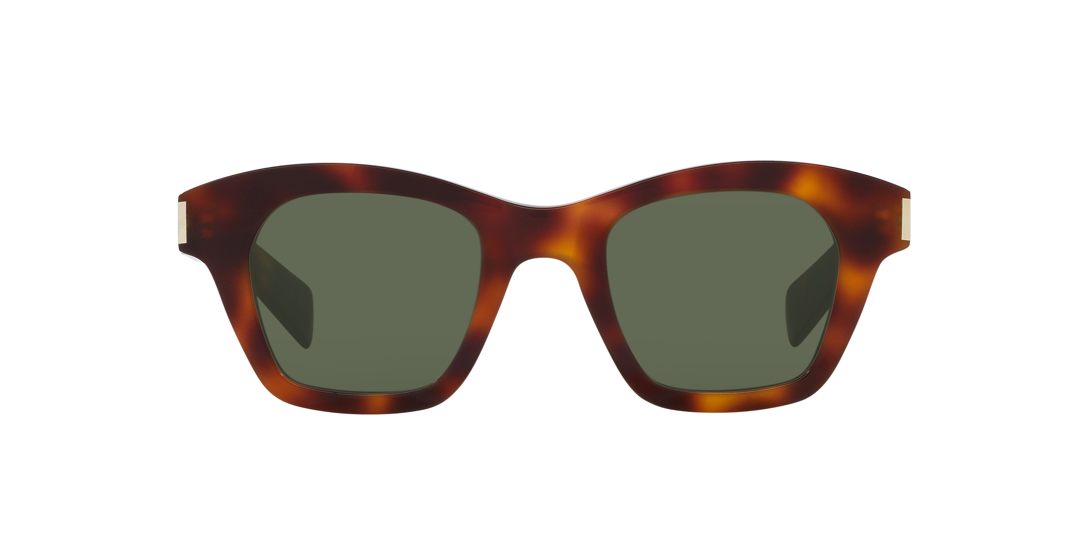Saint Laurent SL 592 XXS (47 - 23) with Green lenses and