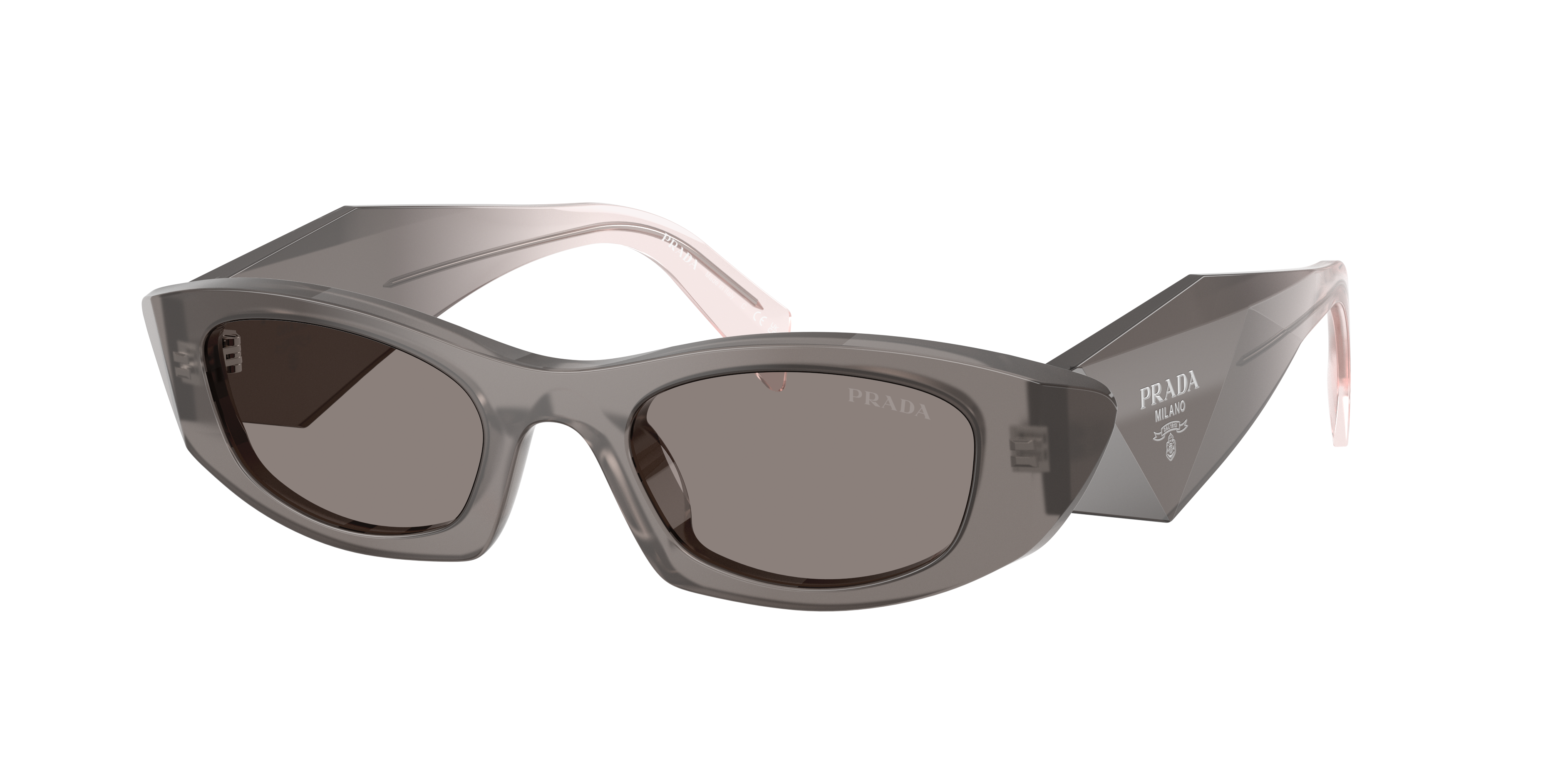 Prada Woman Sunglass Pr B16s In Gray