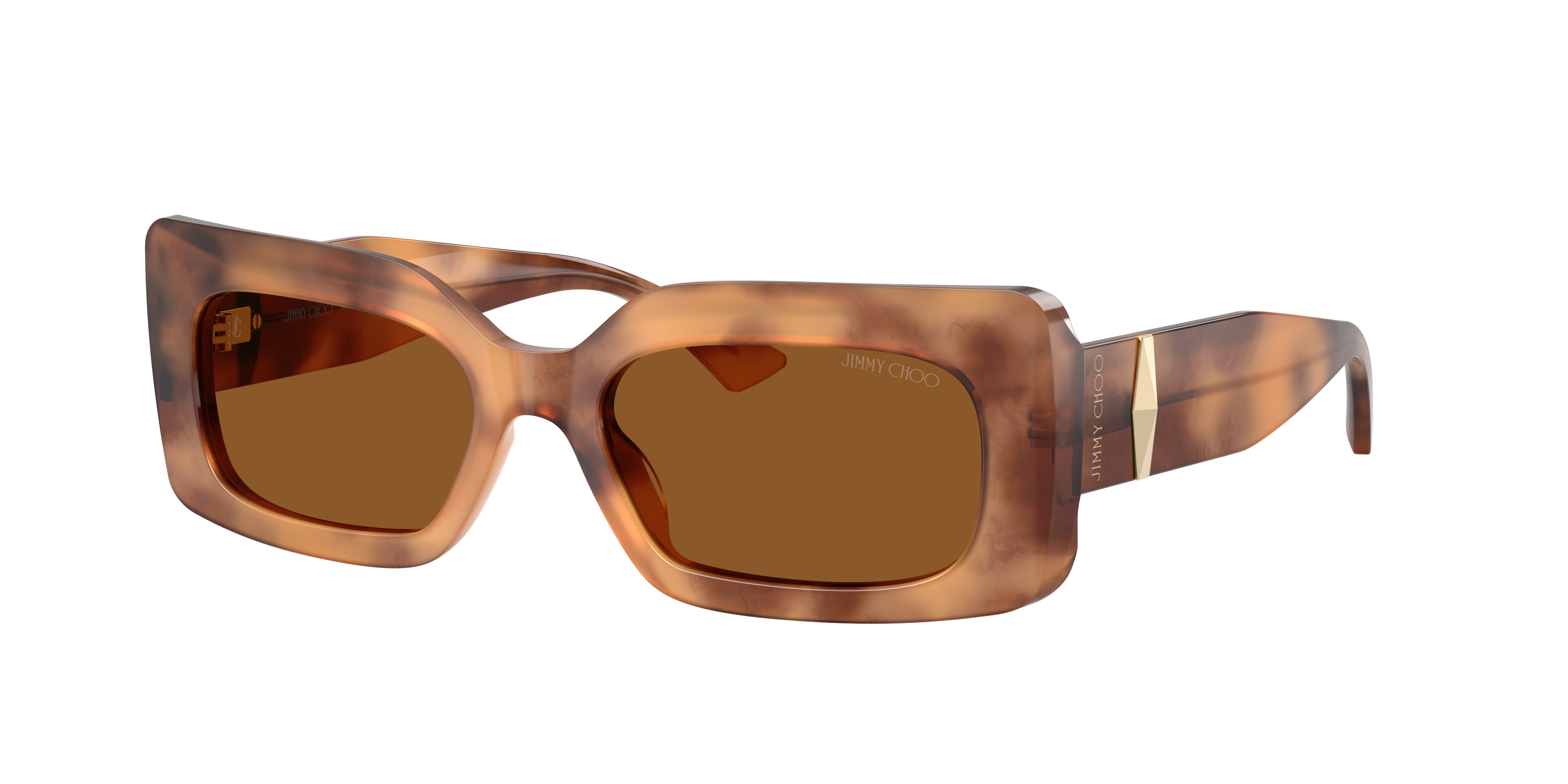 Jimmy Choo Woman Sunglass JC5067 -  Frame color: Tan Havana, Lens color: Dark Brown