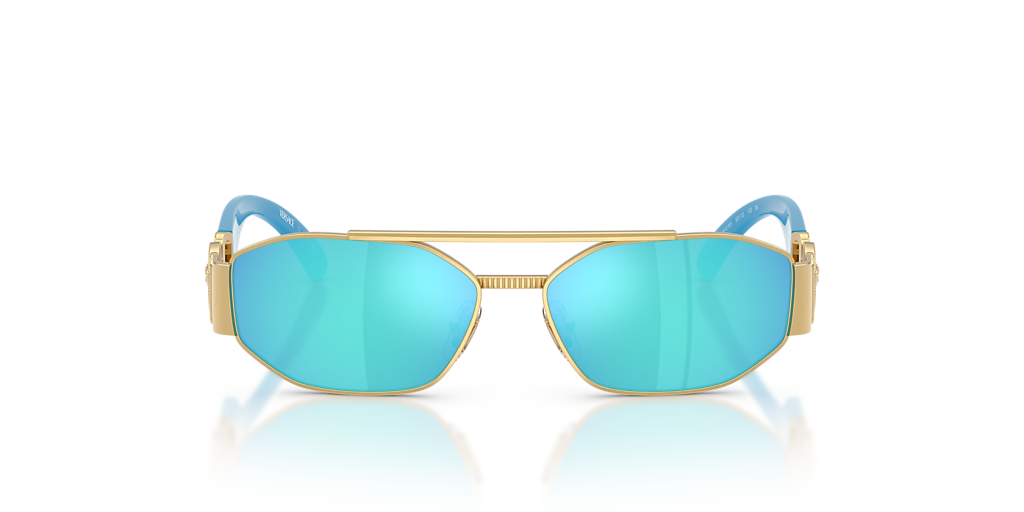 Versace VK2003 XL (50 - 13) with Blue lenses and Gold frame  display picture 1