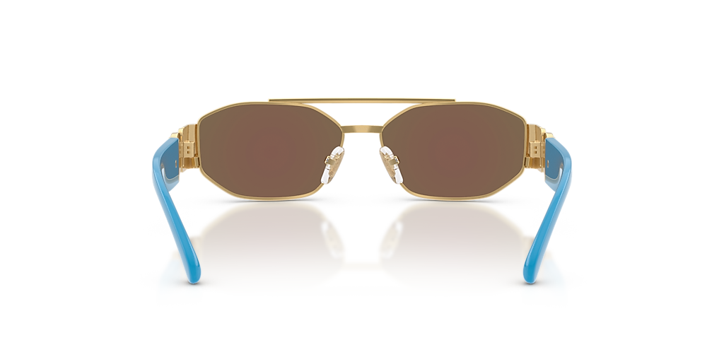 Versace VK2003 XL (50 - 13) with Blue lenses and Gold frame