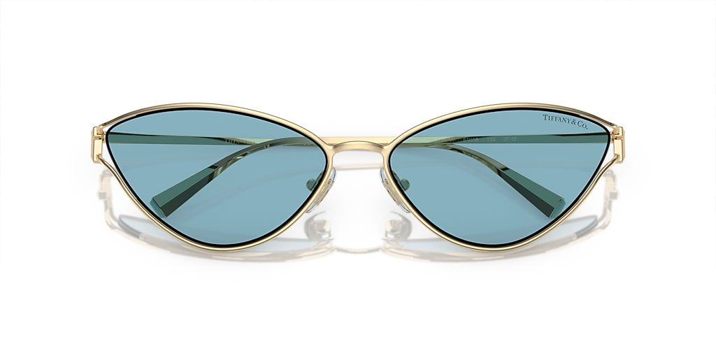 Tiffany & Co. TF3095 XXL (61 - 16) with Blue lenses and Gold