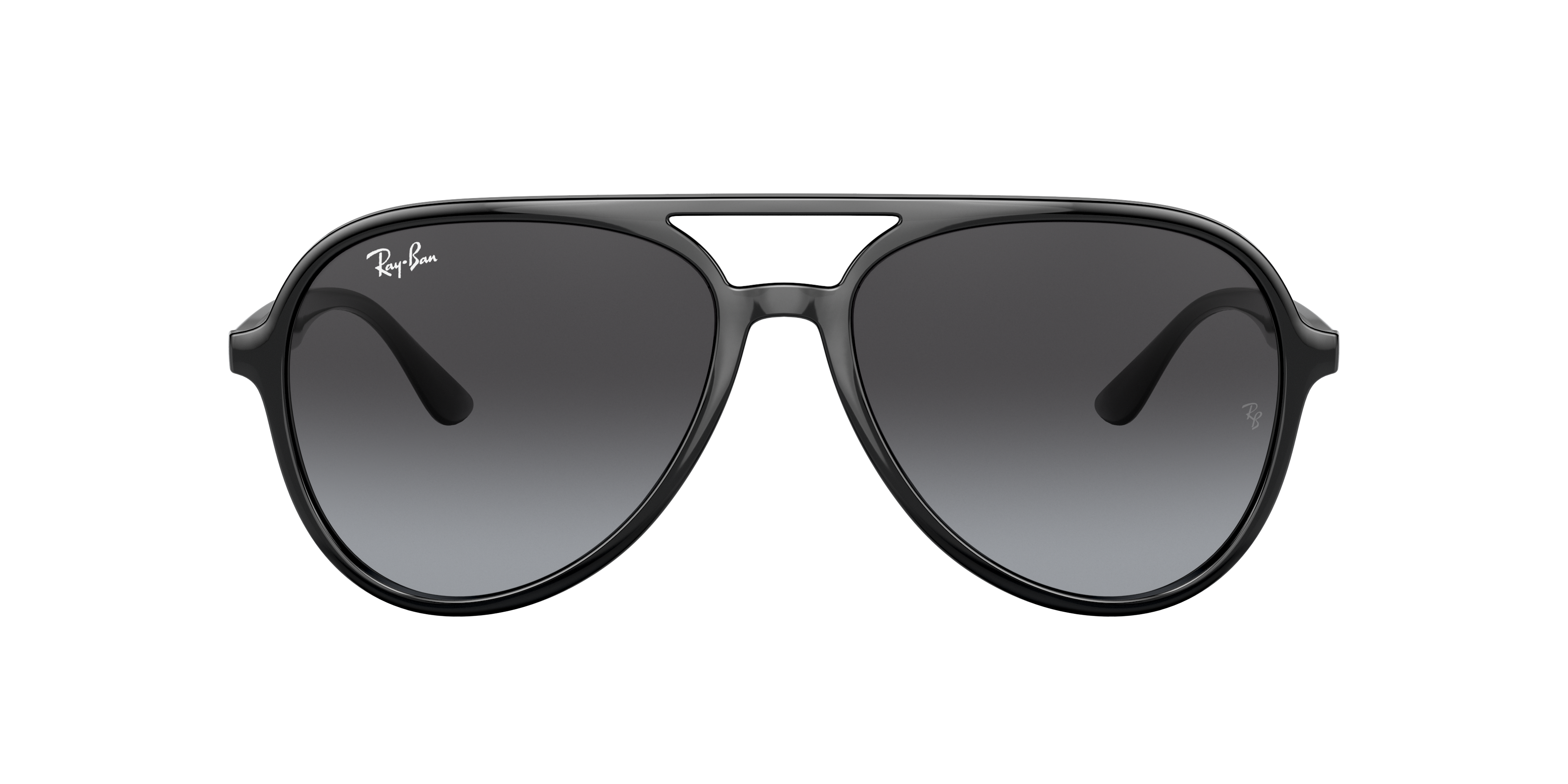 Ray-Ban RB4376 L (57 - 16) with Grey lenses and Black frame