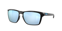 OAKLEY OO9448 Sylas Polished Clear - Men Sunglasses, Prizm Sapphire Lens