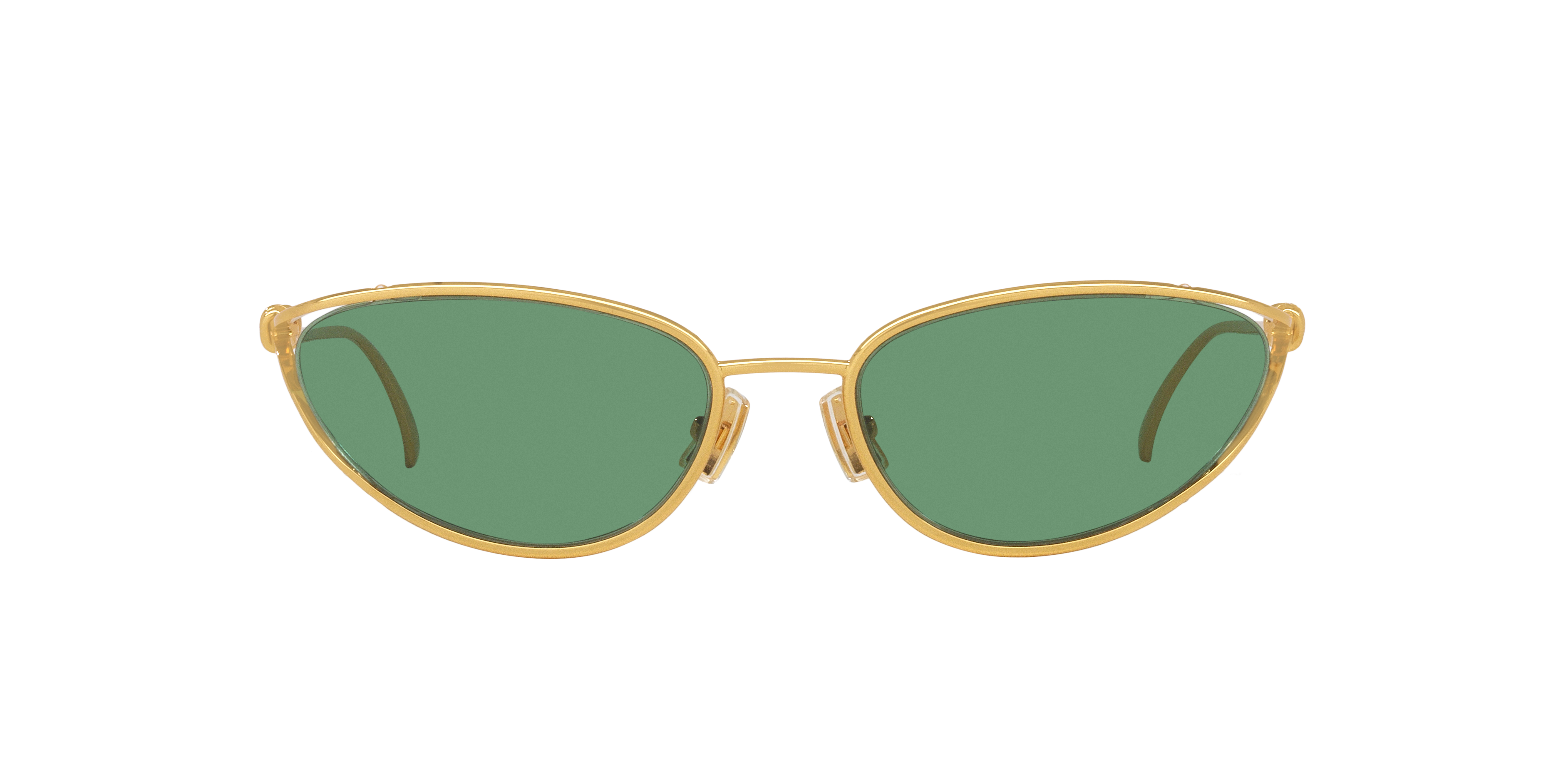 Bottega Veneta BV1330S L (57 - 19) with Green lenses and