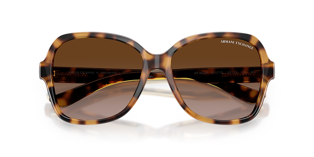 Armani Exchange AX4029S M (57 15) com Lentes Marrom e Armação