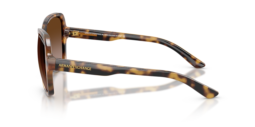 Armani Exchange AX4029S M (57 - 15) com Lentes Marrom e Armação