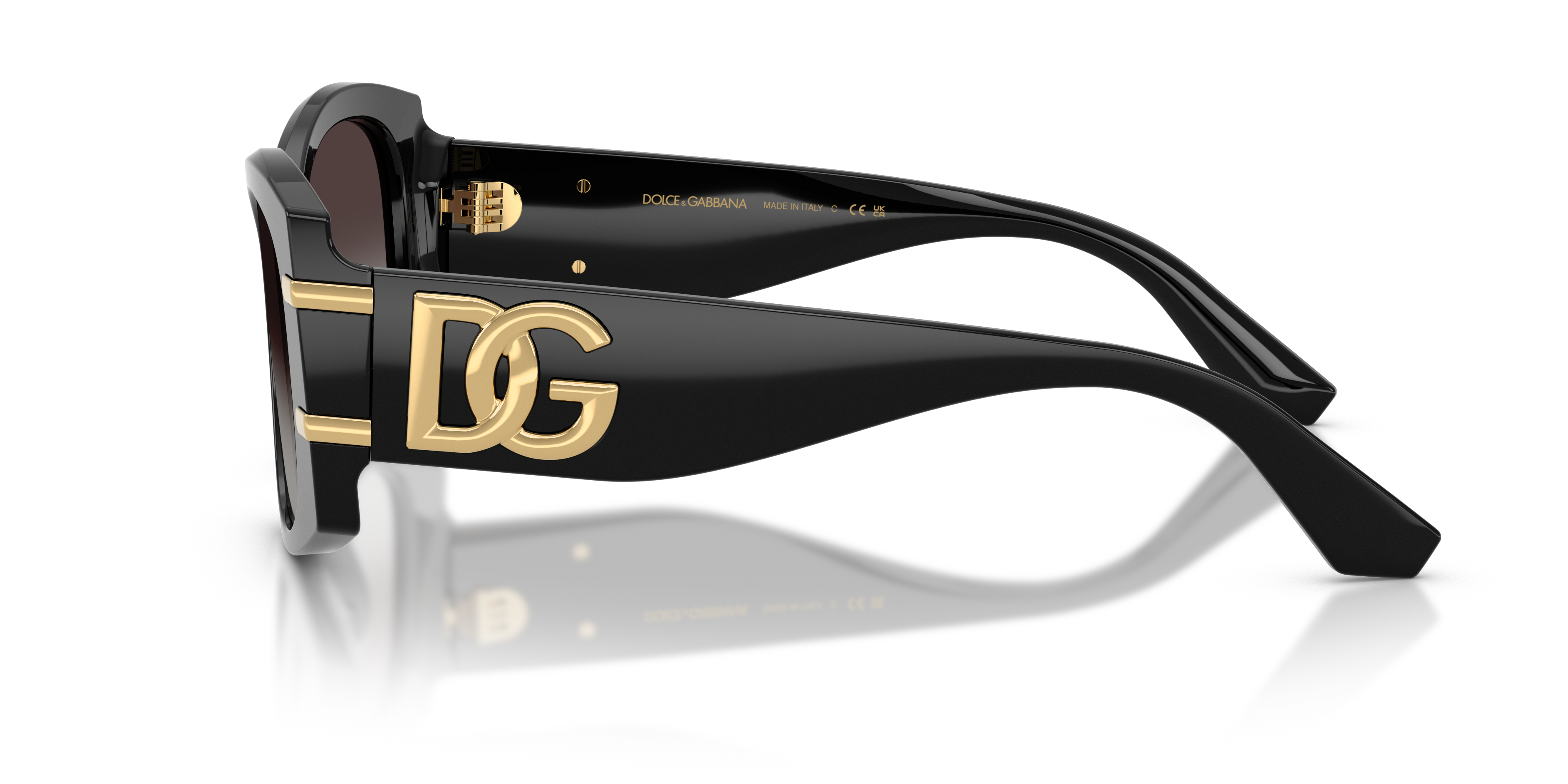 Dolce&Gabbana DG4501 M (54 - 17) with Grey lenses and Black frame